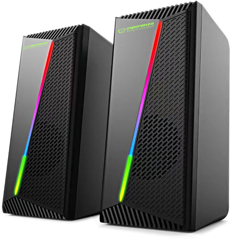 Esperanza Nortec Gaming Speakerset (6 watt, USB gevoed, LED)