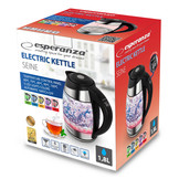 Esperanza Seine Elektrische Waterkoker (1,8 Liter, 2200W, LED)
