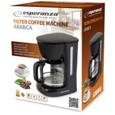 Esperanza Arabica Koffiezetapparaat (18-Kops, Anti-druppelfunctie, Herbruikbaar filter)
