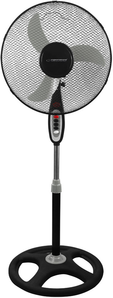 Esperanza Typhoon Statiefventilator Zwart - Ø 40 cm