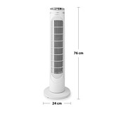 Nedis FNTR14CWT40 Torenventilator (Zwenkfunctie, 3 standen, Timer)