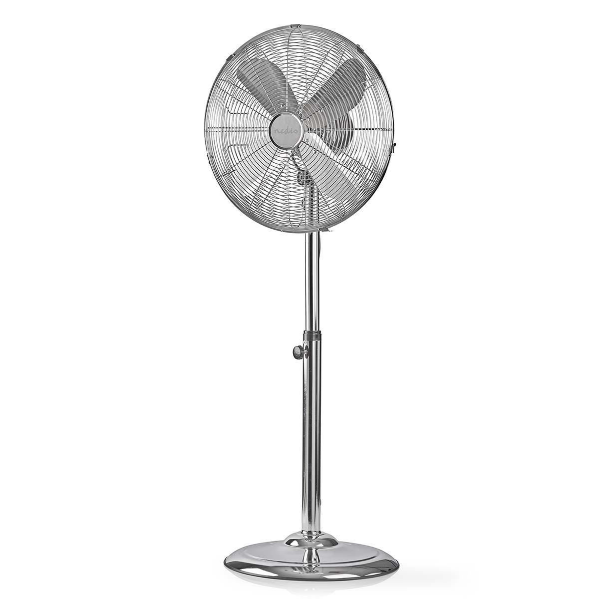 Nedis FNST20ECR40 Statiefventilator Ø 40 cm - Chroom