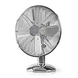 Nedis FNTB20ECR30 Tafelventilator Ø 30 cm - Chroom
