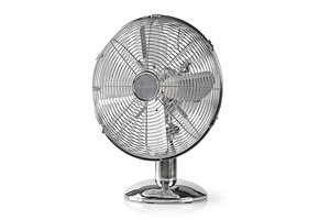 Nedis FNTB20ECR30 Tafelventilator Ø 30 cm - Chroom