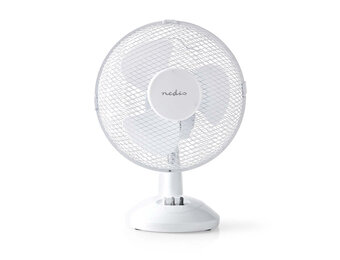 Nedis FNTB10CWT23 Tafelventilator Ø 23 cm - Wit