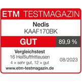 Nedis KAAF170BK Airfryer XXL (7.2 liter, 1800W, Digitaal)