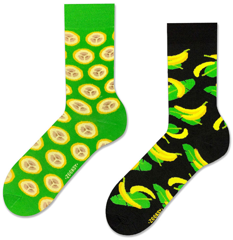 Zooksy mixTURY 2-pack Sokken - Banana