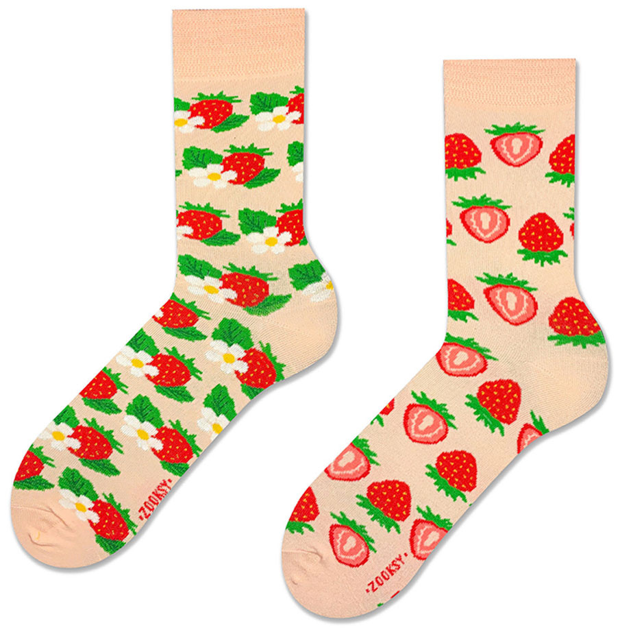 Zooksy mixTURY 2-pack Sokken - Strawberry