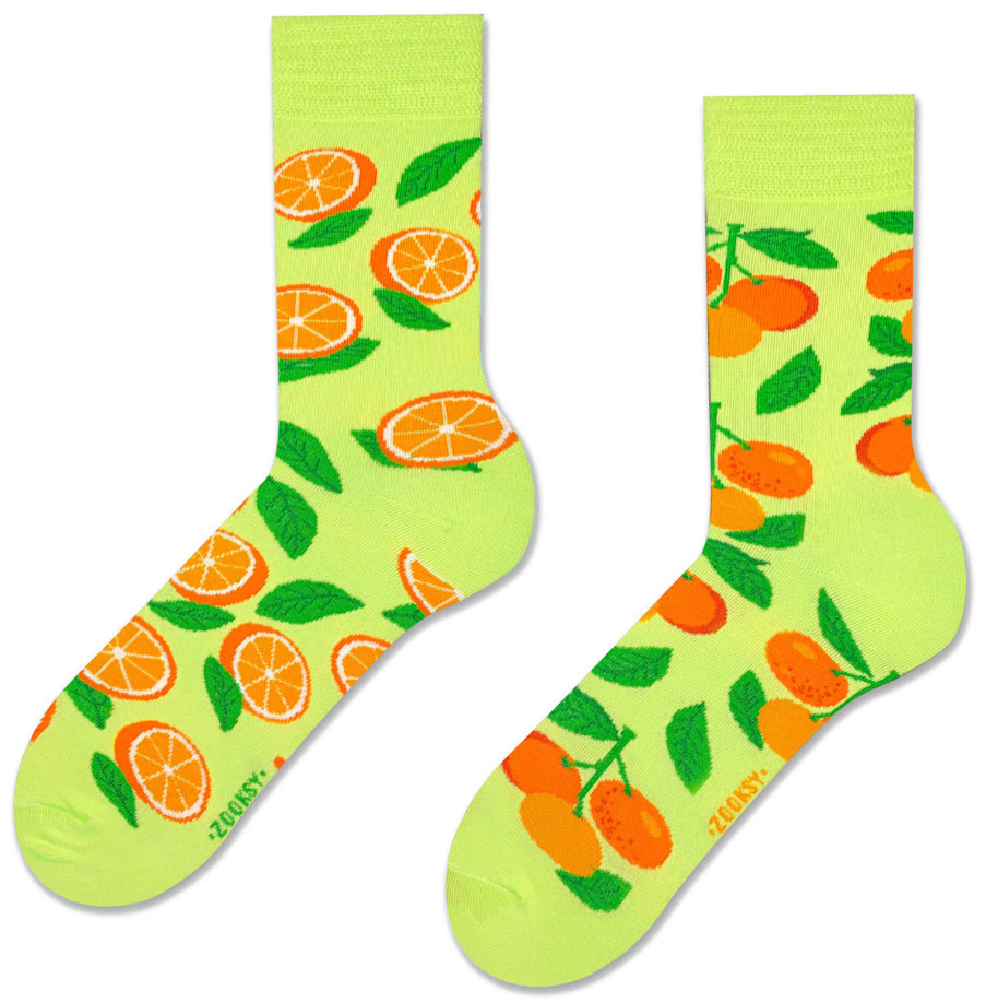 Zooksy mixTURY 2-pack Sokken - Orange