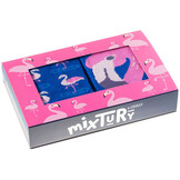 Zooksy mixTURY 2-pack Sokken - Pink Flamingo
