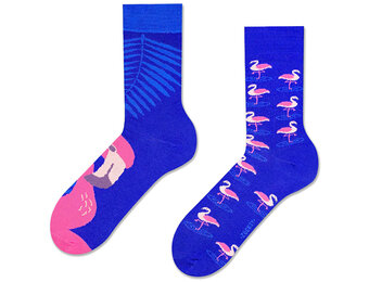 Zooksy mixTURY 2-pack Sokken - Pink Flamingo