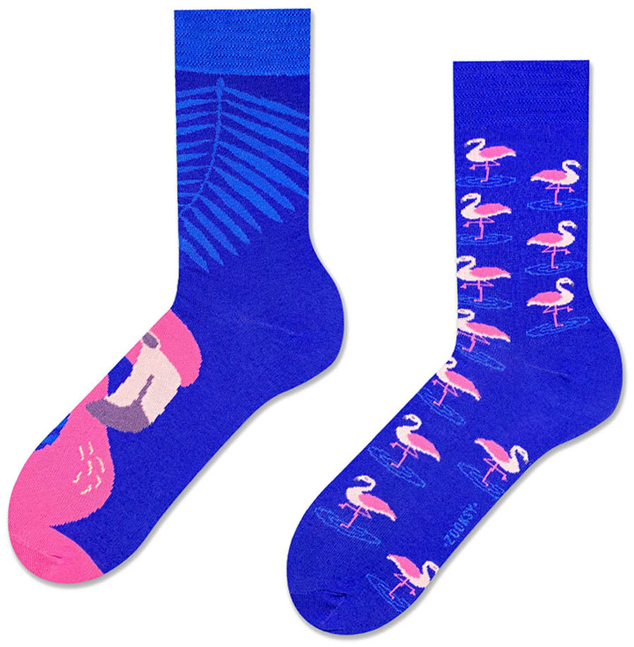 Zooksy mixTURY 2-pack Sokken - Pink Flamingo