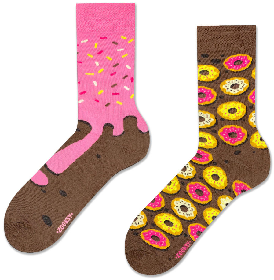 Zooksy mixTURY 2-pack Sokken - Donut