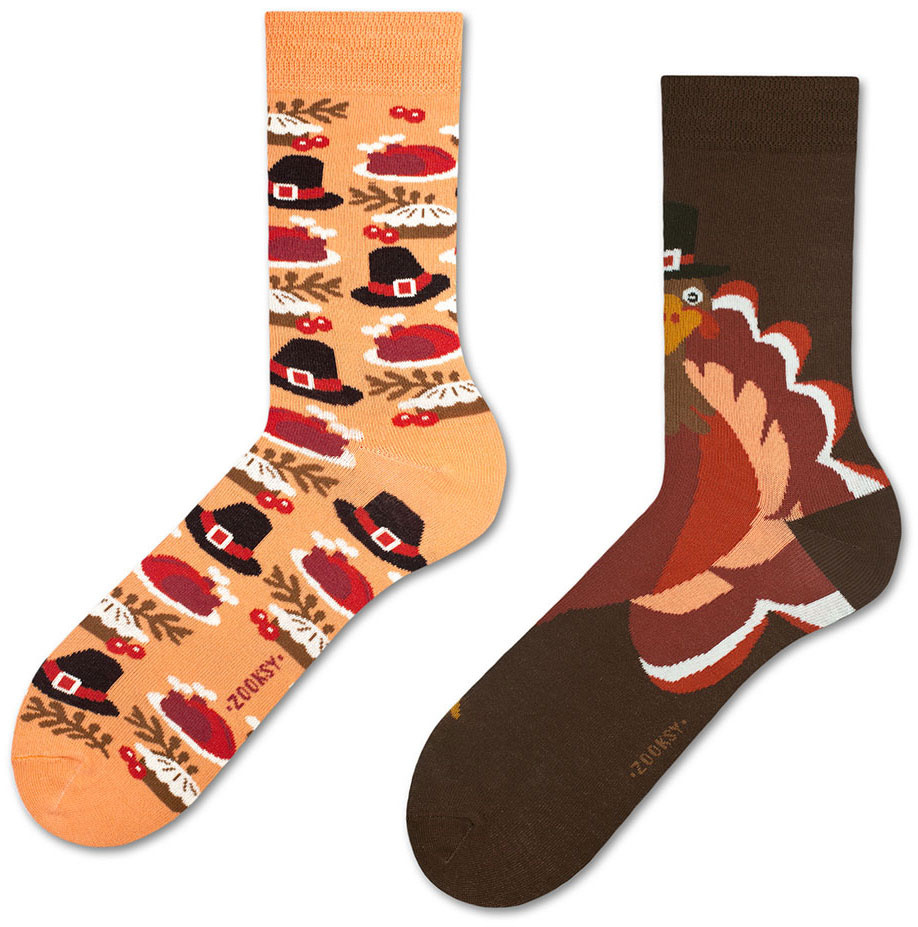 Zooksy mixTURY 2-pack Sokken - Thanksgiving