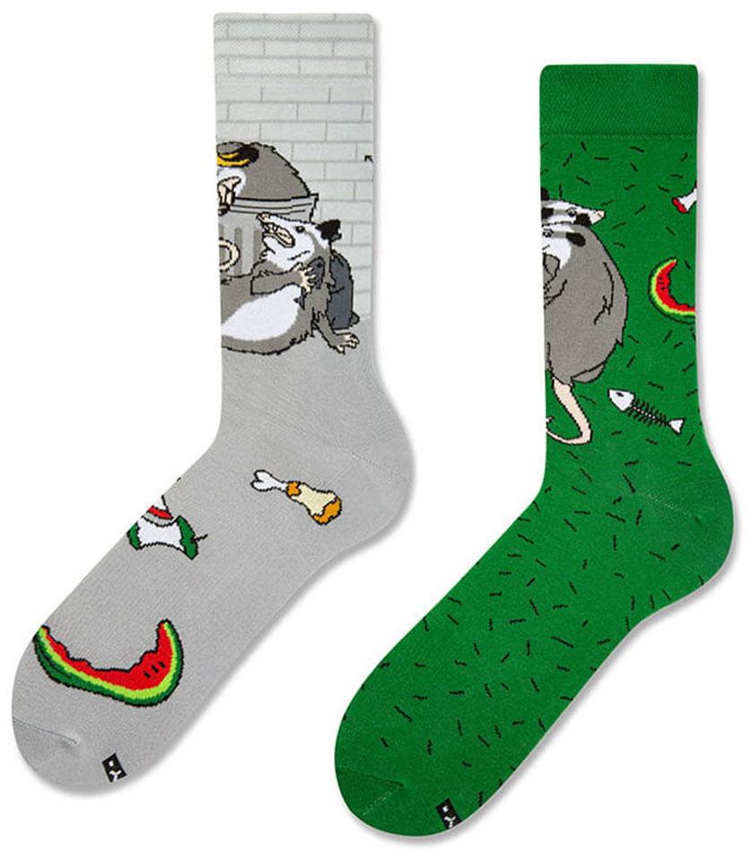 Zooksy mixTURY 2-pack Sokken - Opossums