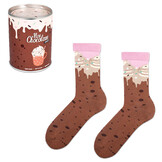 Zooksy Warm winter Terry Sokken - Hot Chocolate