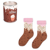 Zooksy Warm winter Terry Sokken - Hot Chocolate