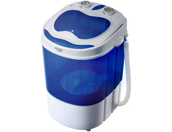 Adler AD 8051 Mini Wasmachine met Centrifuge - Blauw
