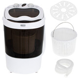 Camry CR 8054 Mini Wasmachine Zwart met Centrifuge - Vulgewicht 3 kg
