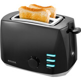 BROCK Electronics Broodrooster BT 1005 BK (6 standen, Ontdooifunctie, Zwart)