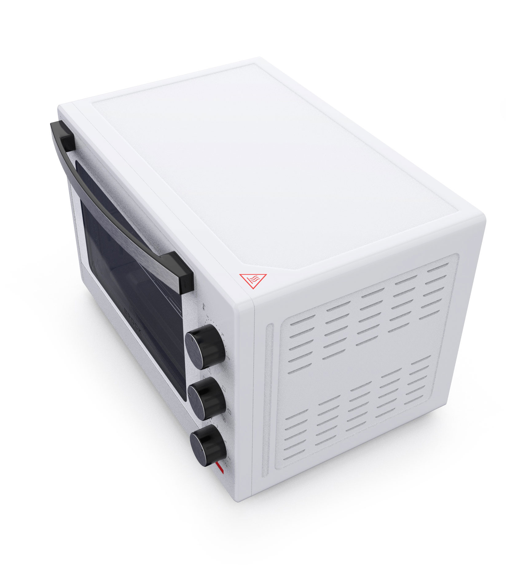 BROCK Electronics Oven TO 3001 WH (30 liter, Hetelucht, Grill, Wit)