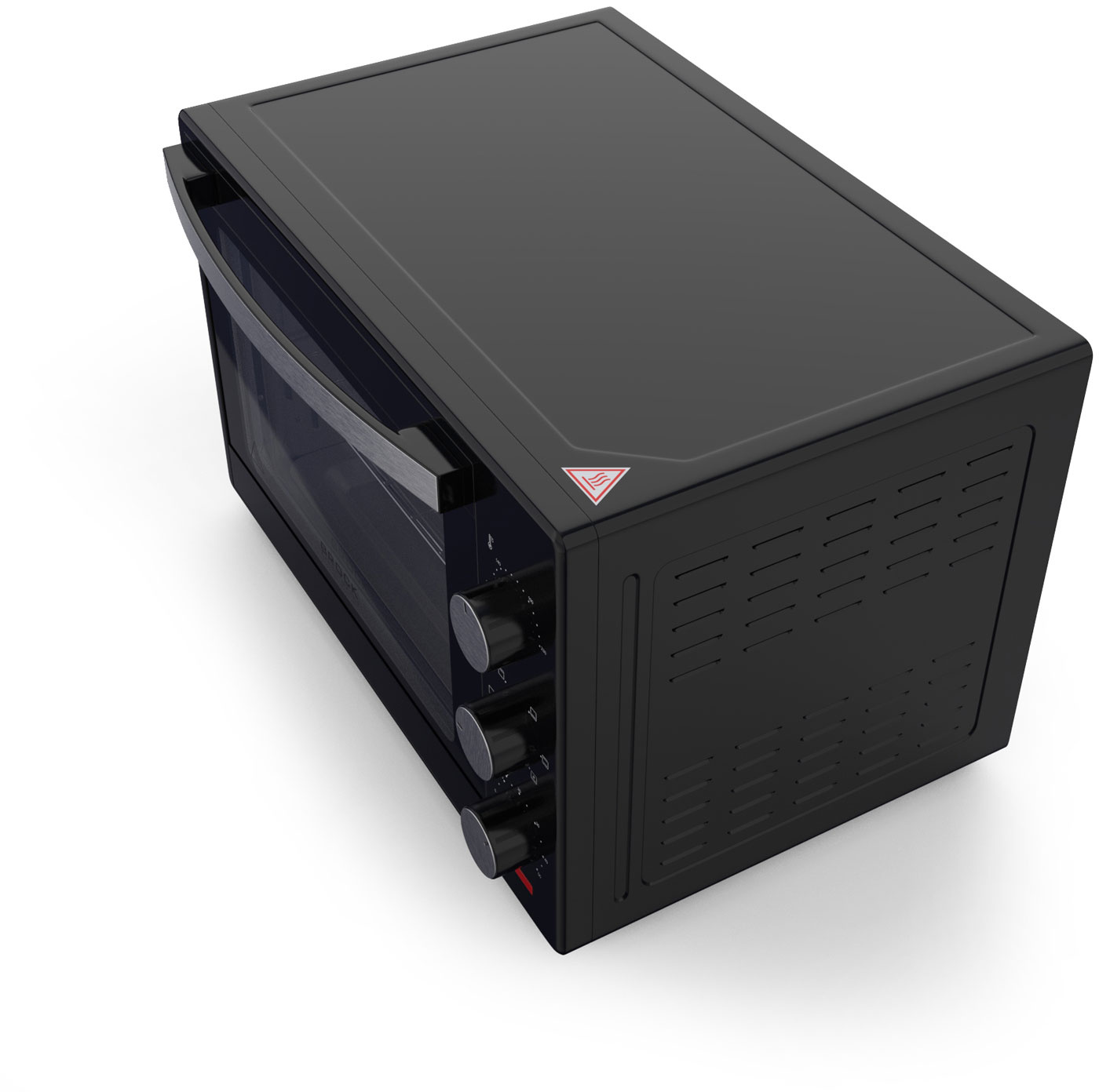 BROCK Electronics Oven TO 3001 BK (30 liter, Hetelucht, Grill, Zwart)