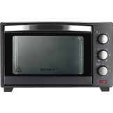 BROCK Electronics Oven TO 3001 BK (30 liter, Hetelucht, Grill, Zwart)