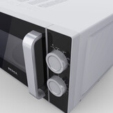 BROCK Electronics Solo Magnetron MWO 2012 SS (20 liter, Zwart/Grijs)