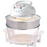 BROCK Electronics Halogeenoven HO 1701 WH (17 liter, Heteluchtoven, Wit)