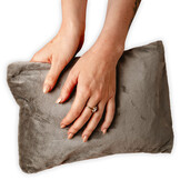 Adler AD 7427 Elektrische Warmwaterkruik (Grijs, Zachte fleece)