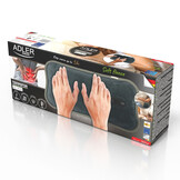 Adler AD 7439 Elektrische Warmwaterkruik XL (Donkergrijs, Zachte fleece)