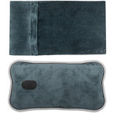Adler AD 7439 Elektrische Warmwaterkruik XL (Donkergrijs, Zachte fleece)