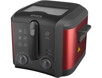 BROCK Electronics Frituurpan DF 2501 RD