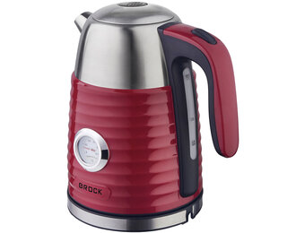 BROCK Electronics Waterkoker WK 9806 RD - Donkerrood