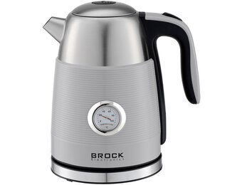 BROCK Electronics Waterkoker WK 9805 GY - Zilver