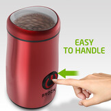 BROCK Electronics Elektrische Koffiemolen CG 2050 RD - Rood