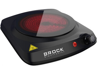 BROCK Electronics Infrarood Kookplaat HPI 3001 BK - Zwart
