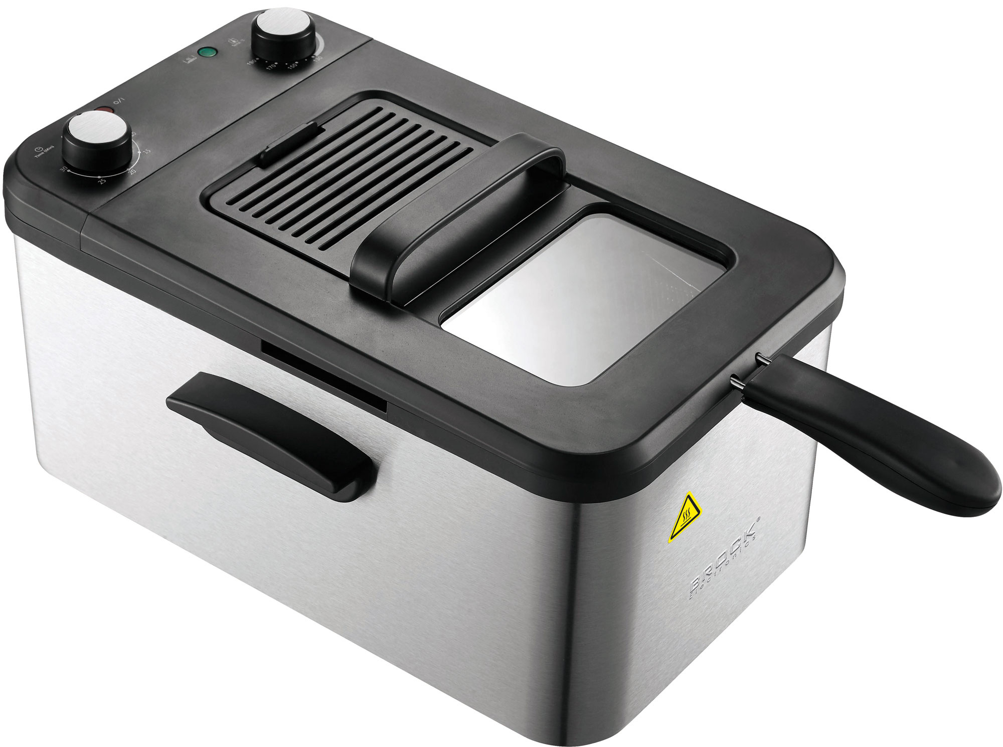 BROCK Electronics Frituurpan DF 3001 SS (2200W, 3,2 liter)