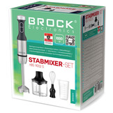 BROCK Electronics Staafmixer set HBS 9002 S (700W, Hakmolen, Garde, Maatbeker)