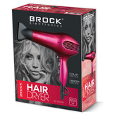BROCK Electronics Föhn HD 9501 PK (1800W, Ionische Haardroger, Coolshot)
