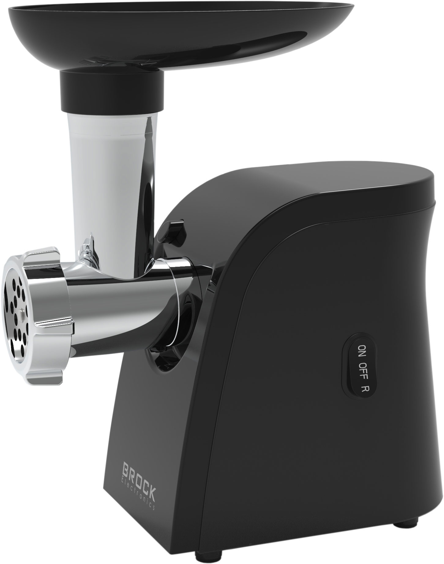 BROCK Electronics Vleesmolen MG 1503 BK (1500W, Gehaktmolen, Worstenmaker)