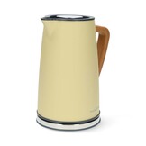 Nedis KAWK510EYW  Waterkoker (1.7 liter, Houten handvat, Geel)