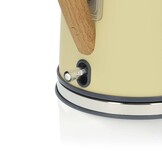 Nedis KAWK510EYW  Waterkoker (1.7 liter, Houten handvat, Geel)