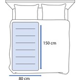 Esperanza Satin Elektrische Deken - 150x80 cm