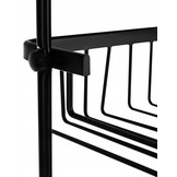 Ruhhy 16723 Hangend Doucherek (Zwart, Monteren zonder boren)