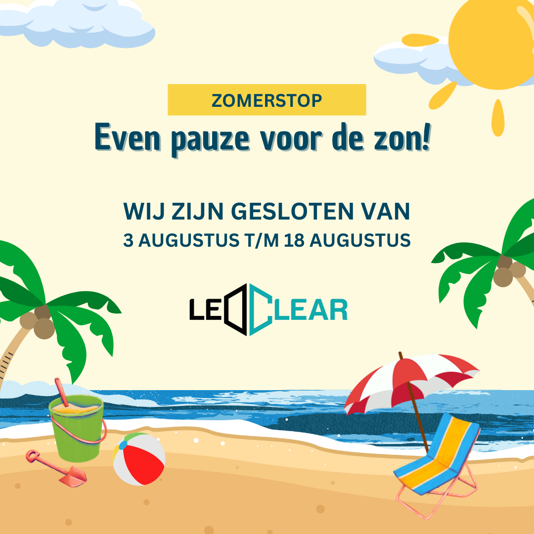 LEDClear in vakantieperiode niet bereikbaar