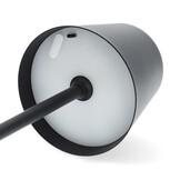 Nedis LTOUT05BK Oplaadbare LED Tafellamp (Zwart, Dimbaar, 3000-6000K)