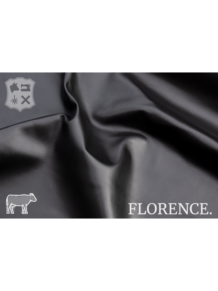 Florence Onyx - Florence collectie: Strak glad leder met een zijdeglans