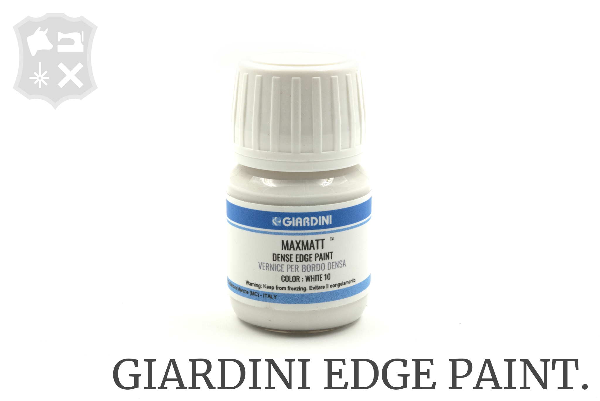 Giardini Dense Edge paint, 30ml of 125ml White 10 Het Leerkwartier