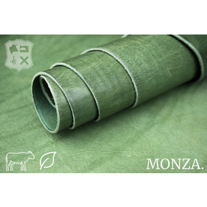 Monza Bamboo groen plantaardig gelooid tuigleder - De Monza Collectie